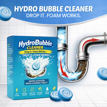 HydroBubble Cleaner – Water-Activated Drain Cleaning Tablet (BUY 1 GET 1 FREE🔥🔥)