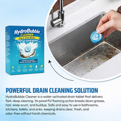 HydroBubble Cleaner – Water-Activated Drain Cleaning Tablet (BUY 1 GET 1 FREE🔥🔥)